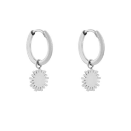Earrings small with pendant sun / Essentialistics
